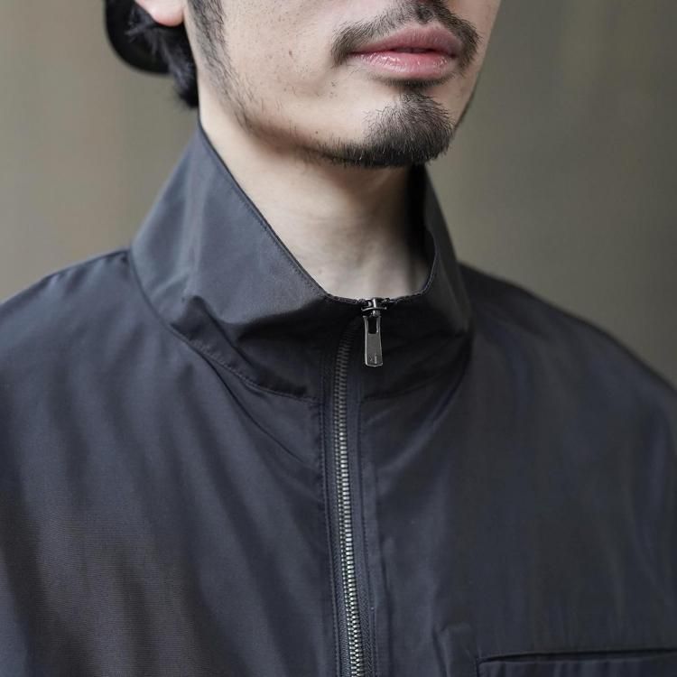 ジャケット・アウター BISOWN SILK NYLON DETACHABLE BLOUSON ビソウン BISOWN 25ss シルクナイロンデタッチャブルズルゾン