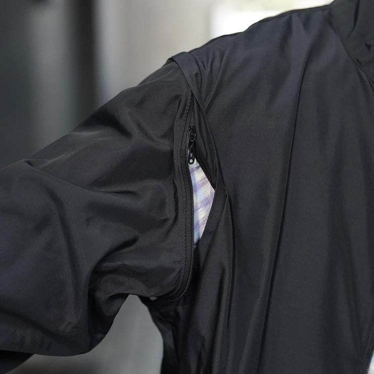 ジャケット・アウター BISOWN SILK NYLON DETACHABLE BLOUSON ビソウン BISOWN 25ss シルクナイロンデタッチャブルズルゾン