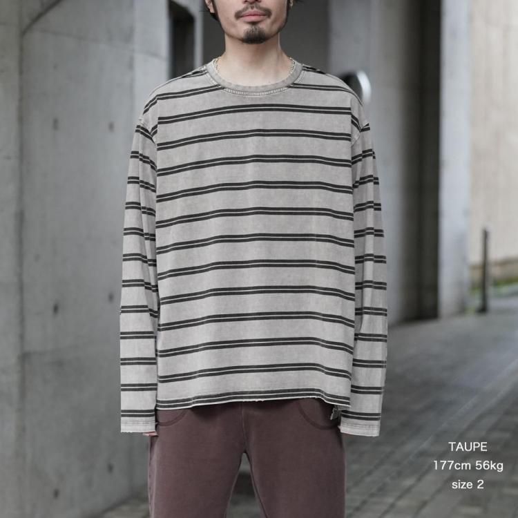 HAIGHT(ヘイト) ロングTシャツ BORDER LS Tee HTAW-231010 正規