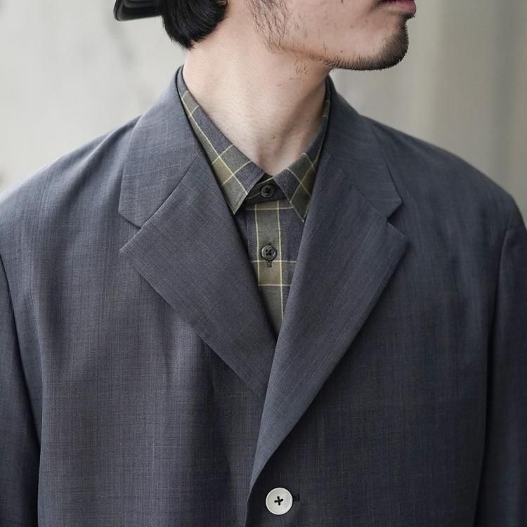ビソウン BISOWN 25ss シアーウールアンコンジャケット SHEER ビソウン BISOWN 25ss シアーウールアンコンジャケット SHEER