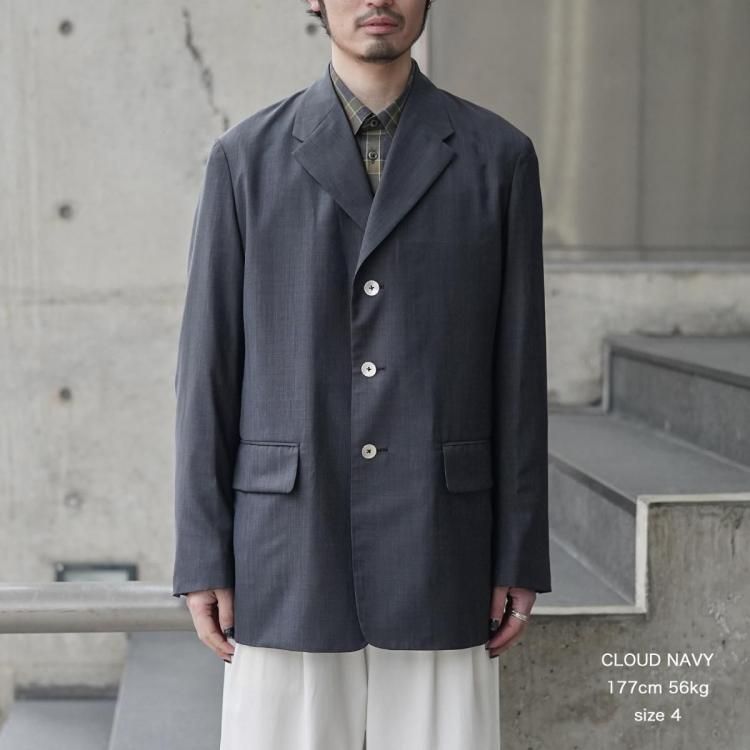 ビソウン BISOWN 25ss シアーウールアンコンジャケット SHEER ビソウン BISOWN 25ss シアーウールアンコンジャケット SHEER