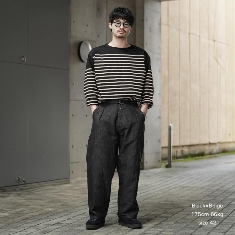AUBERGE バスクシャツ オーベルジュ AUBERGE 25ss ビッグシャルロットバスクシャツ BIG