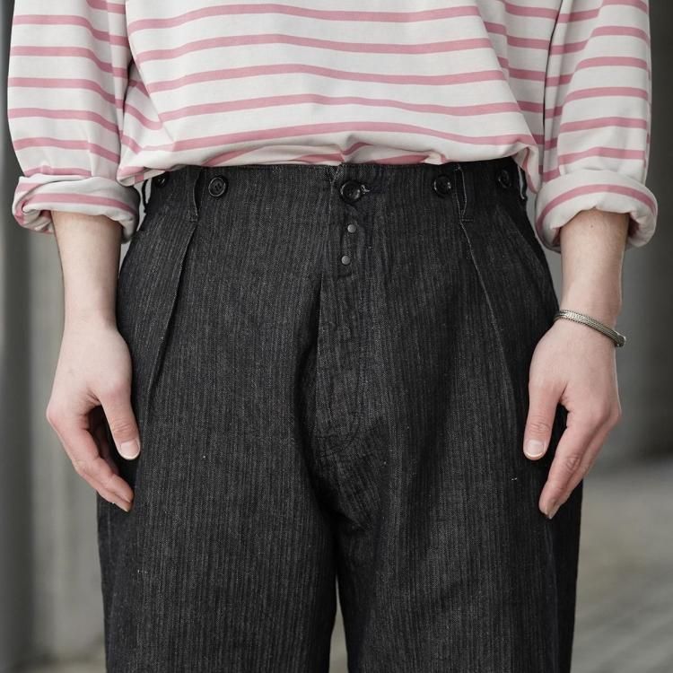 オーベルジュ AUBERGE 25ss ボルドー リネンパンツ BORDEAUX オーベルジュ AUBERGE 25ss ボルドー リネンパンツ BORDEAUX