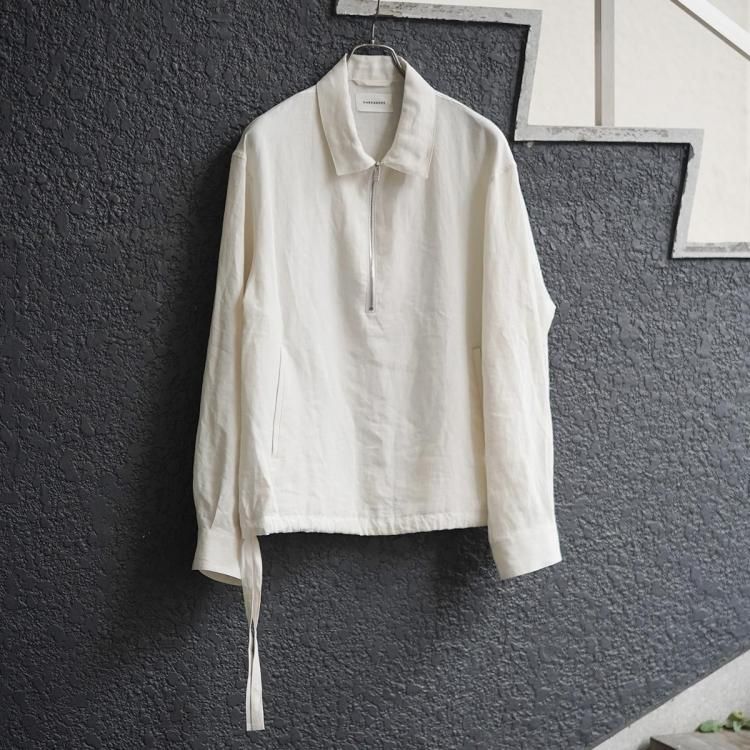 マーカウェア MARKAWARE 25ss ハーフジップサービスジャケット マーカウェア MARKAWARE 25ss ハーフジップサービスジャケット