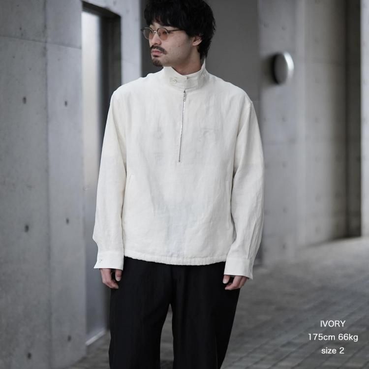 25SS MARKAWARE HEMP ハーフジップ シャツ ジャケット 25SS MARKAWARE HEMP ハーフジップ シャツ ジャケット - メルカリ