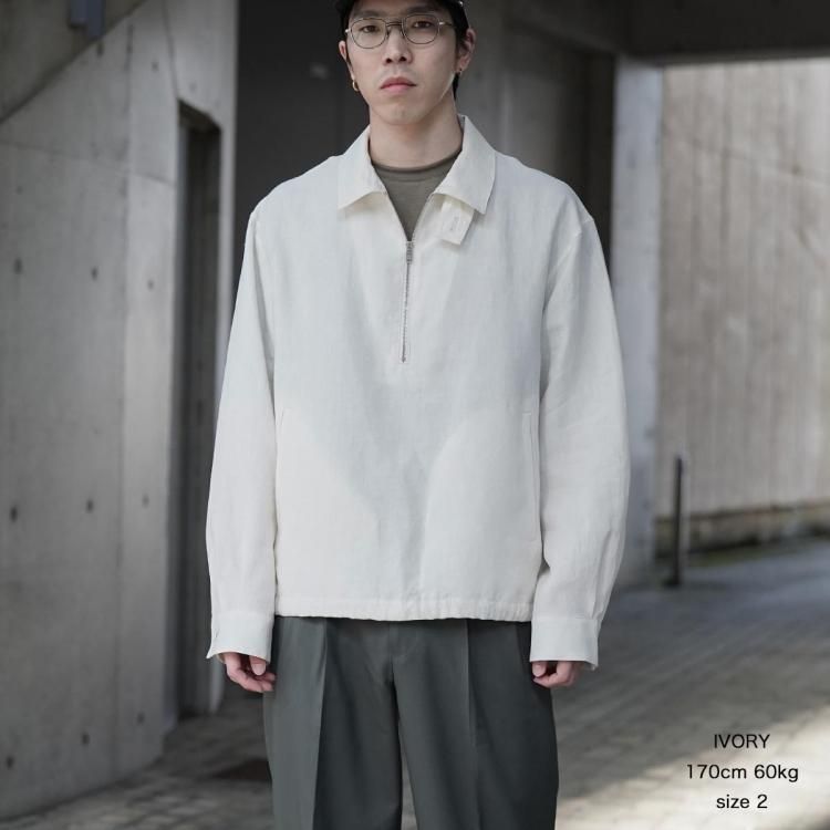 値下げMARKAWARE / eliminator / ila コラボ MA-1 マーカウェア MARKAWARE 25ss ハーフジップサービスジャケット