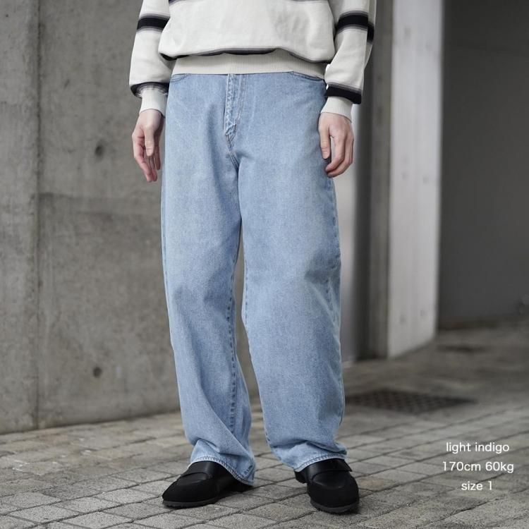 アワサ awasa 25ss 5ポケットライトオンスワイドデニム アワサ awasa 25ss 5ポケットライトオンスワイドデニム