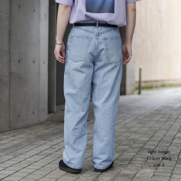 アワサ awasa 25ss 5ポケットライトオンスワイドデニム