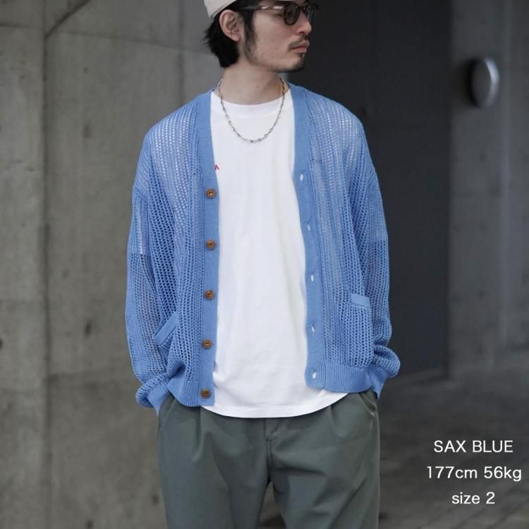 MS_06 nonnative カーディガン ノンネイティブ nonnative 25ss マリナーカーディガンメッシュ