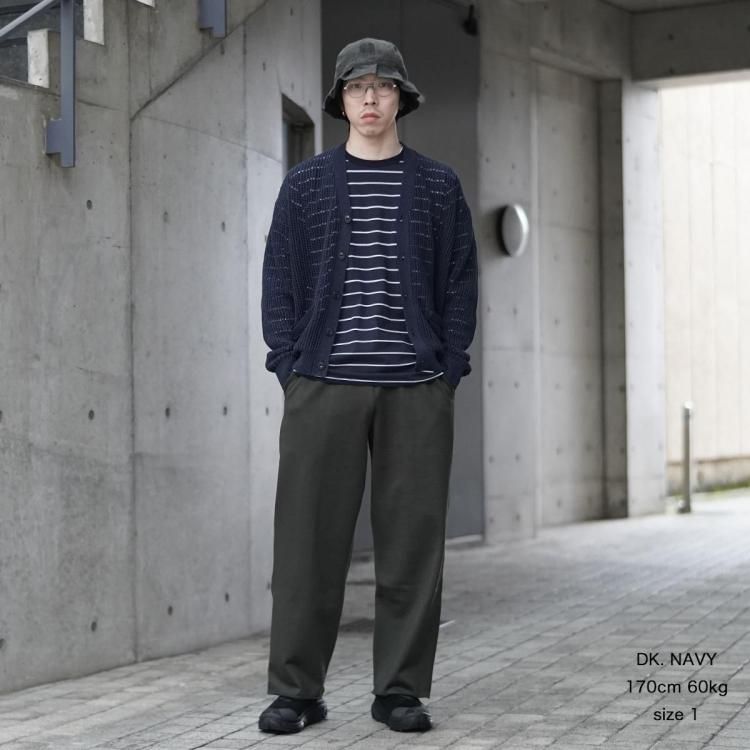 トップス nonnative MARINER CARDIGAN 25ss ノンネイティブ nonnative 25ss マリナーカーディガンメッシュ