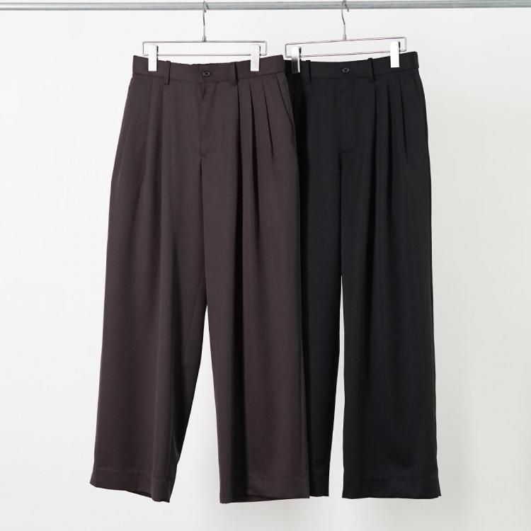 マーカウェア MARKAWARE 25ss トリプルプリーテッドワイド マーカウェア MARKAWARE 25ss トリプルプリーテッドワイド