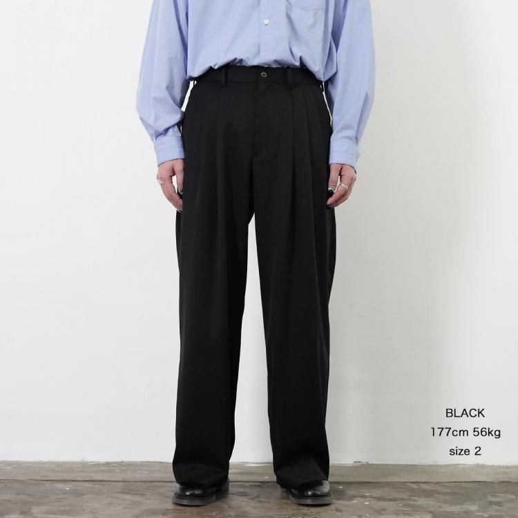 マーカウェア MARKAWARE 25ss トリプルプリーテッドワイド マーカウェア MARKAWARE 25ss トリプルプリーテッドワイド