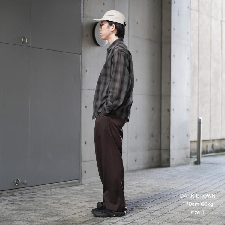 マーカウェア MARKAWARE 25ss トリプルプリーテッドワイド マーカウェア MARKAWARE 25ss トリプルプリーテッドワイド