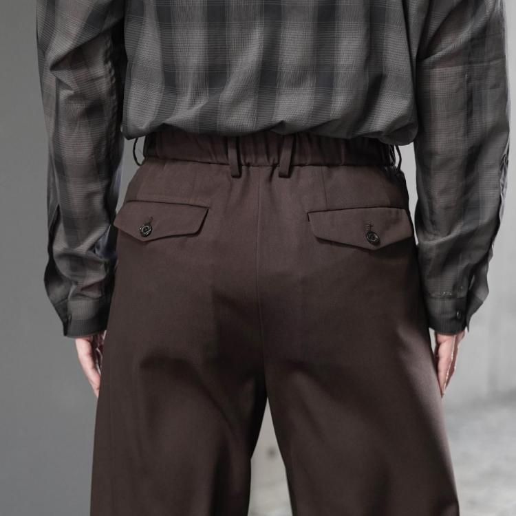 マーカウェア MARKAWARE 25ss トリプルプリーテッドワイド マーカウェア MARKAWARE 25ss トリプルプリーテッドワイド