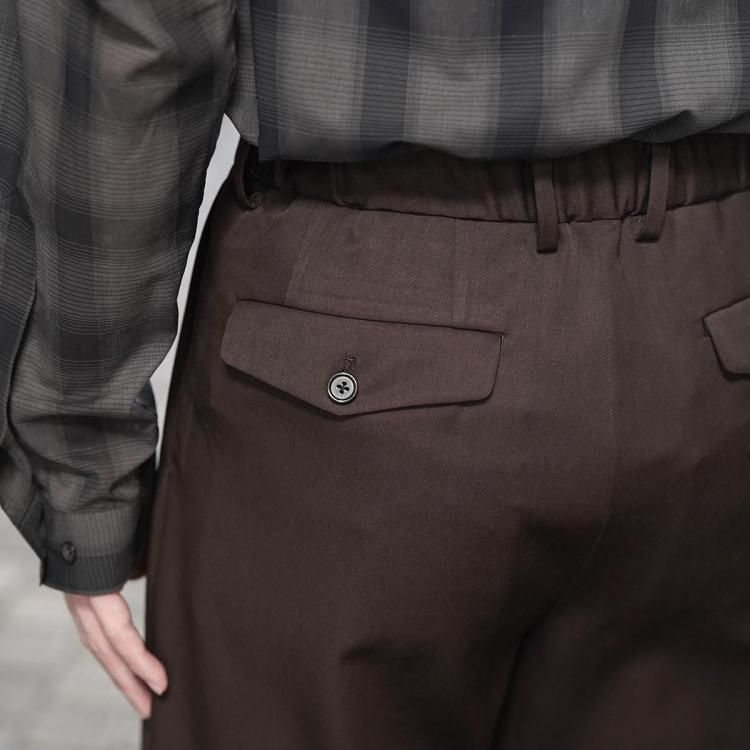 マーカウェア MARKAWARE 25ss トリプルプリーテッドワイドトラウザー