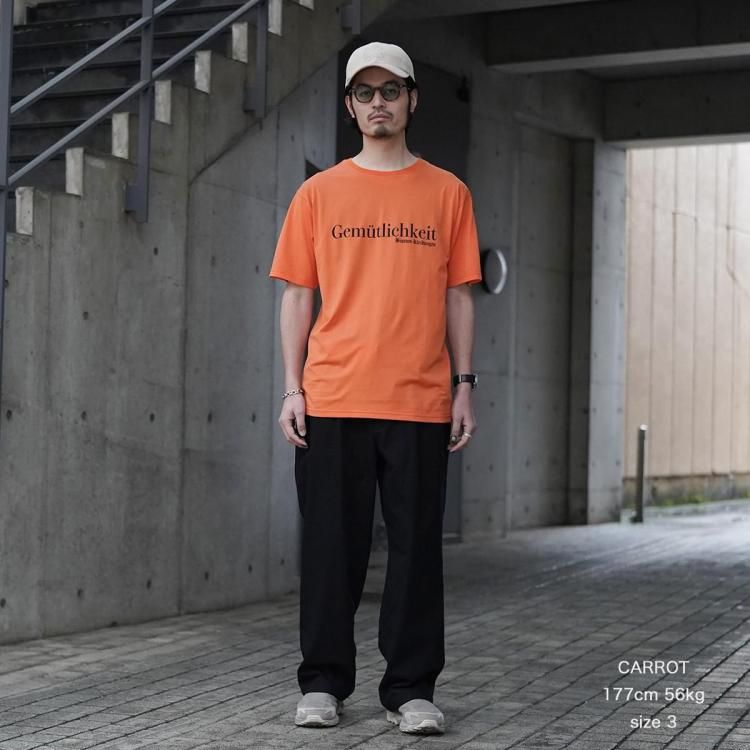 ビソウン BISOWN 25ss ゲミュートリヒケイト Tシャツ gemütlichkeit TEE