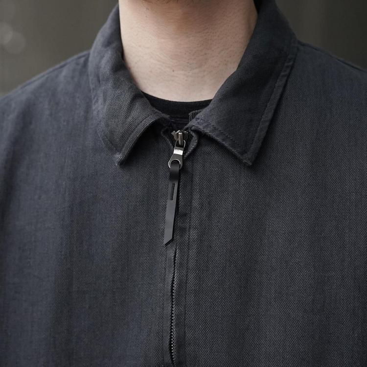 VAINL ARCHIVE ヴァイナルアーカイブ TR-JKT ブルゾン BRAND : VAINL ARCHIVE MODEL : TR-JKT COLOR : BLACK【VAINL ARCHIVE