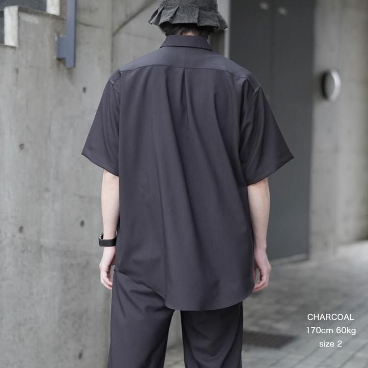 MARKAWARE COMFORT FIT SHIRT 半袖 ウール MARKAWARE COMFORT FIT SHIRT 半袖 ウール - メルカリ