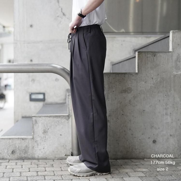 マーカウェア MARKAWARE 25ss トリプルプリーテッドドイージー
