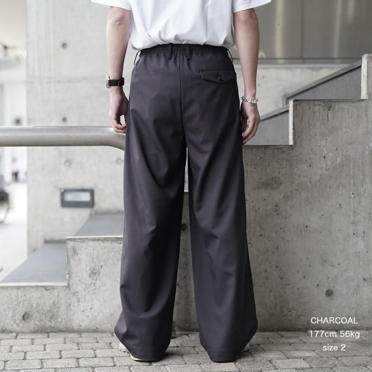 マーカウェア MARKAWARE 25ss トリプルプリーテッドドイージー