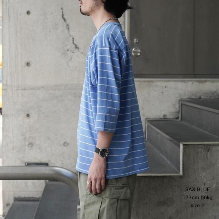 トップス nonnative COACH Q/S V-NECK TEE COTTON COACH Q/S V-NECK TEE BORDER COTTON JERSEY | PRODUCTS