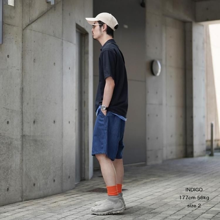 ノンネイティブ nonnative 25ss ファーマーショーツコットンリネン