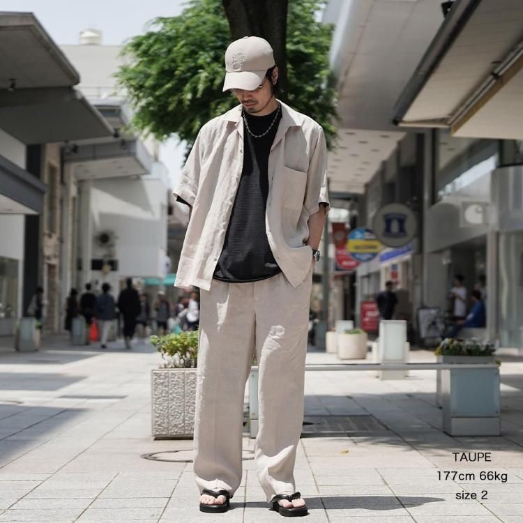MARKAWARE CLASSIC FIT TROUSERS 白 マーカウェア MARKAWARE 25ss クラシックフィットツータック
