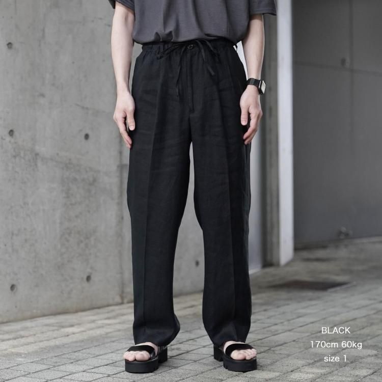 25SS MARKAWARE /ウールトロピカル クラシックフィットトラウザーズ マーカウェア MARKAWARE 25ss クラシックフィットダブルプリーツ