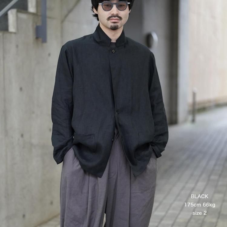 MARKAWARE マーカウェア　シャツ　ヘンプ　ファティーグ　2 MARKAWARE(マーカウェア)24SS/春夏 定番のヘンプ素材を使用した