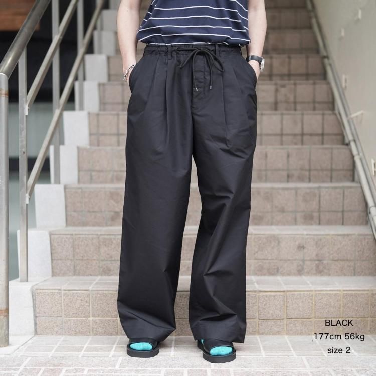 マーカウェア MARKAWARE 25ss トリプルプリーツイージー