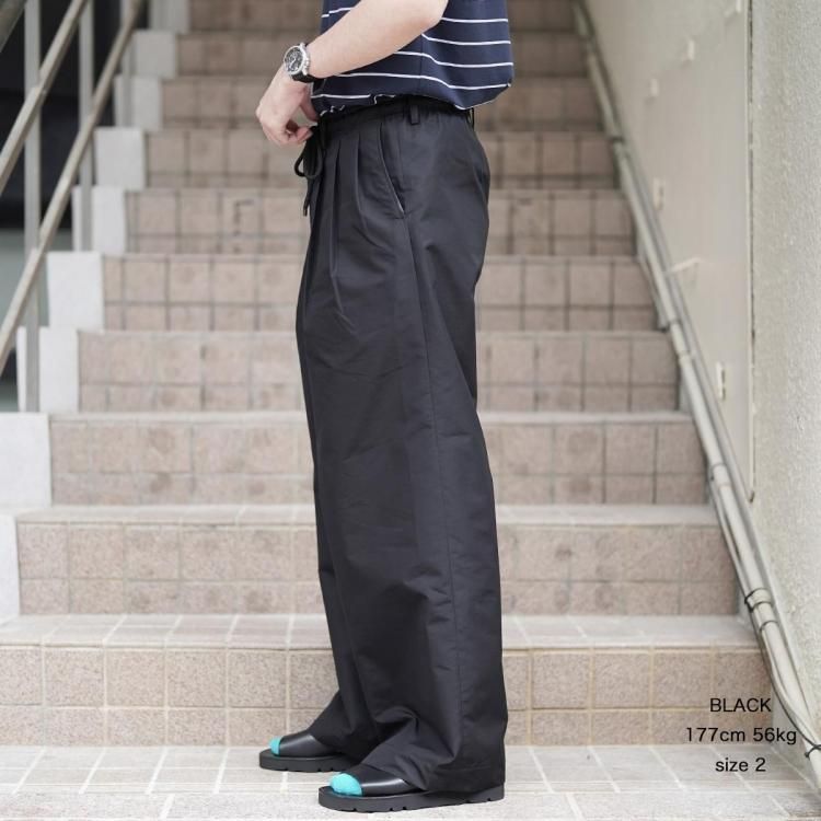 マーカウェア MARKAWARE 25ss トリプルプリーツイージー