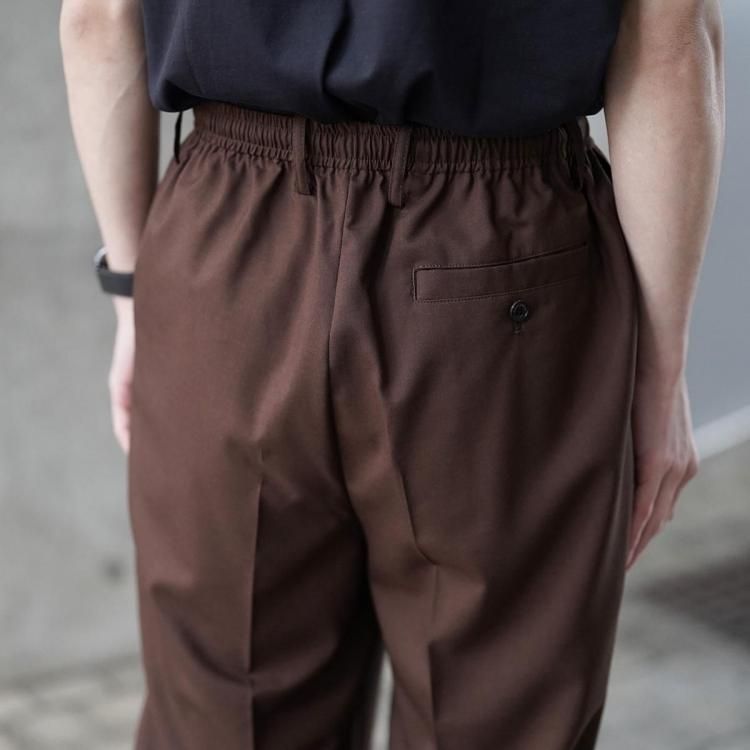 パンツ CLASSIC FIT EASY PANTS MARKAWARE - ORGANIC WOOL 2/80 TROPICAL CLASSIC FIT EASY