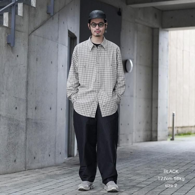m.u adjustable pants Japoness アジャスタブルパンツ m.u japoness adjustable pants black