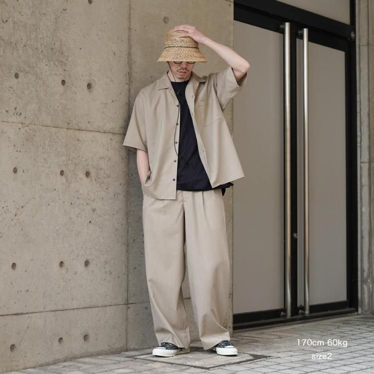 marka ワイドオープンカラーシャツ marka (マーカ) OPEN COLLAR WIDE SHIRT S/S / オープンカラー
