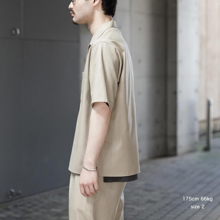 マーカ marka 25ss オープンカラーシャツ OPEN COLLAR S/S SHIRT