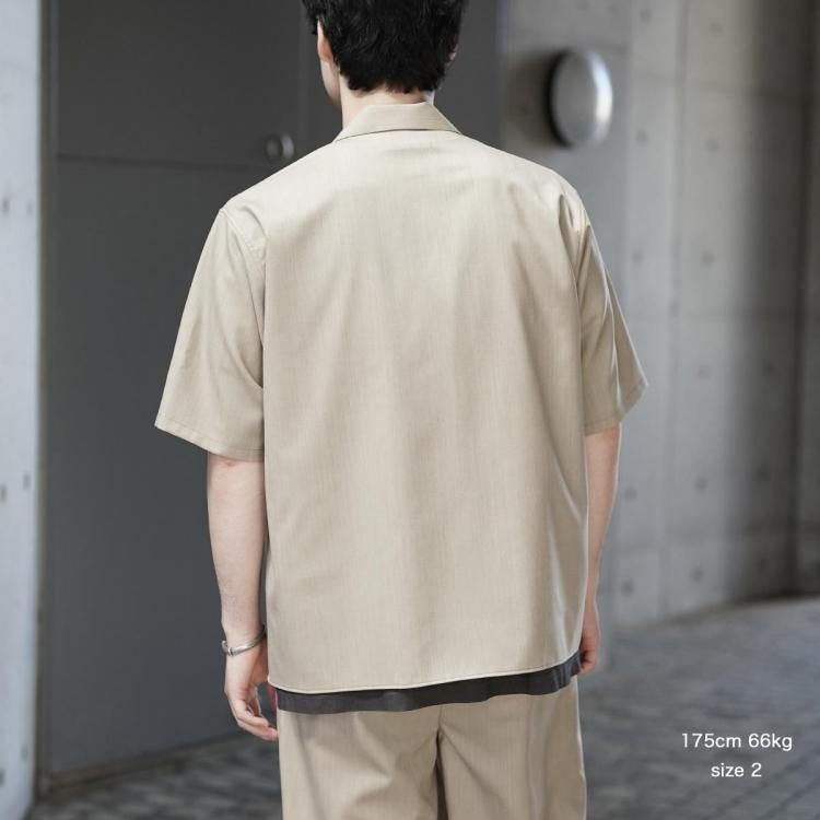 マーカ marka 25ss オープンカラーシャツ OPEN COLLAR S/S SHIRT