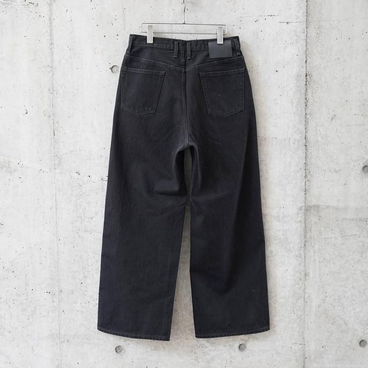 【新品タグ付】nakedgauge ASHLEY JEANS BLACK nakedgauge - ASHLEY JEANS - BLACK – un