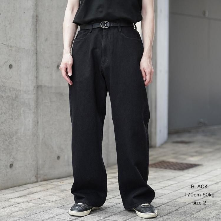buddix パンツ ブラックXL ネイキッドゲージ nakedgauge 25ss アシュリージーンズ ブラック