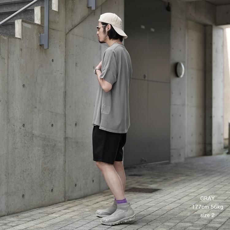 【新品未使用】nonnative CLERK PIQUE OVERDYED 黒2 NONNATIVE - ノンネイティブ / CLERK S/S HENLEY NECK TEE