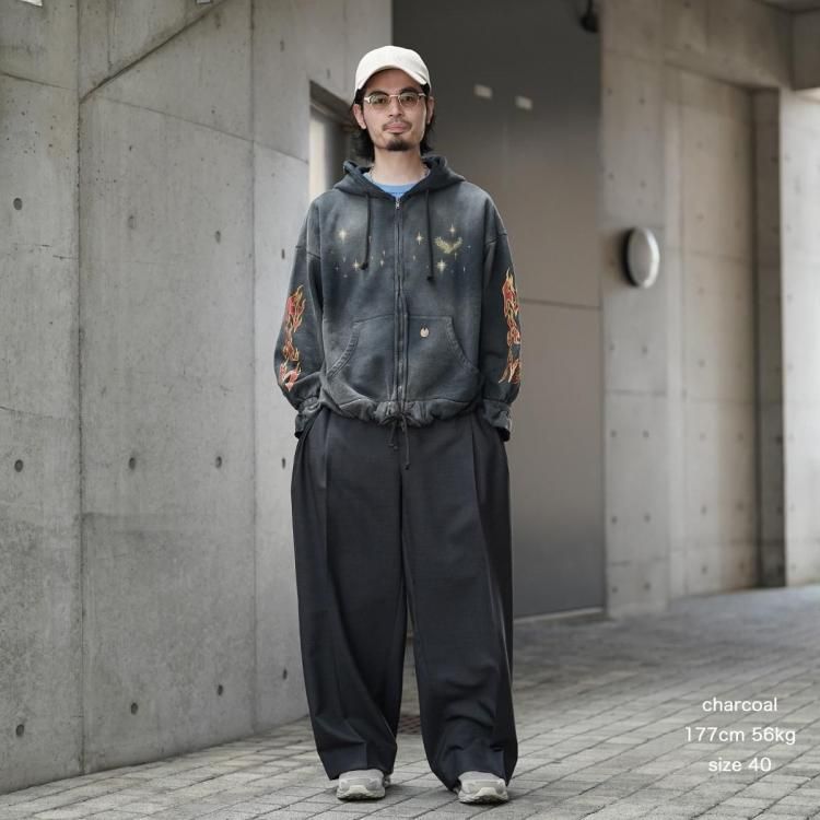 beautiful people トロピカルウールモヘアワイドパンツ beautiful people（ビューティフルピープル）の「【beautiful