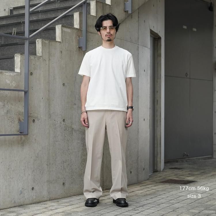 アワサ awasa 25AW 2-pack crew neck t-shirts(White×White