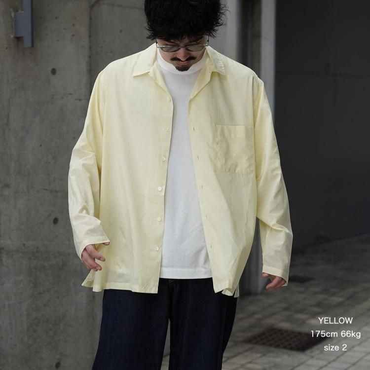 マーカウェア MARKAWARE オープンカラーシャツ OPEN COLLAR