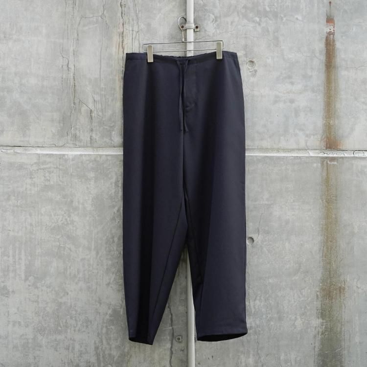 アワサ awasa 25AW ウールギャバジンデイオフトラウザー wool