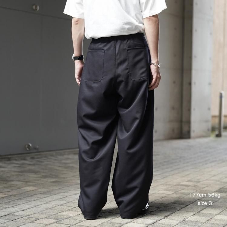yleve 23ss ウールギャバトラウザー Visto Gaba Trousers 1684240092