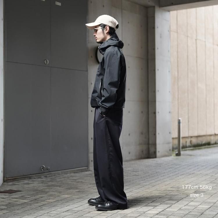 アワサ awasa 25AW ウールギャバジンデイオフトラウザー wool