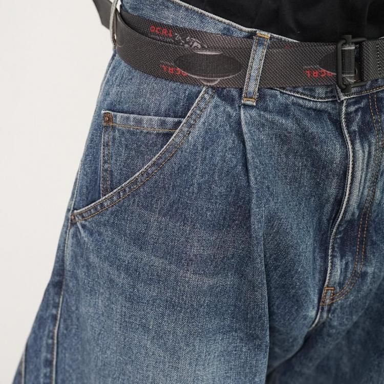 コッキ KHOKI 25aw カッティングデニムパンツ 3D cutting denim pants