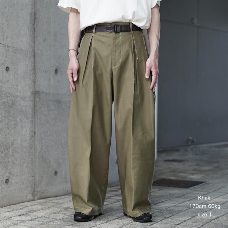 パンツ KHOKI khoki Embroidery design pants – senes