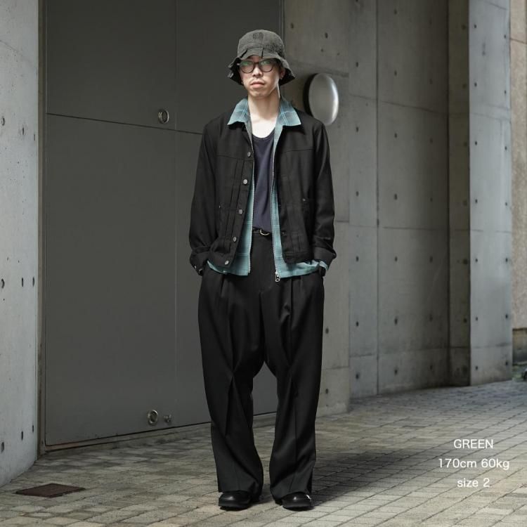 コッキ KHOKI 25aw タックディテールンパンツ Tuck-detail pants