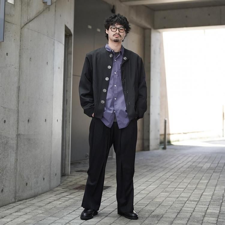 コッキ KHOKI 25aw タックディテールンパンツ Tuck-detail pants