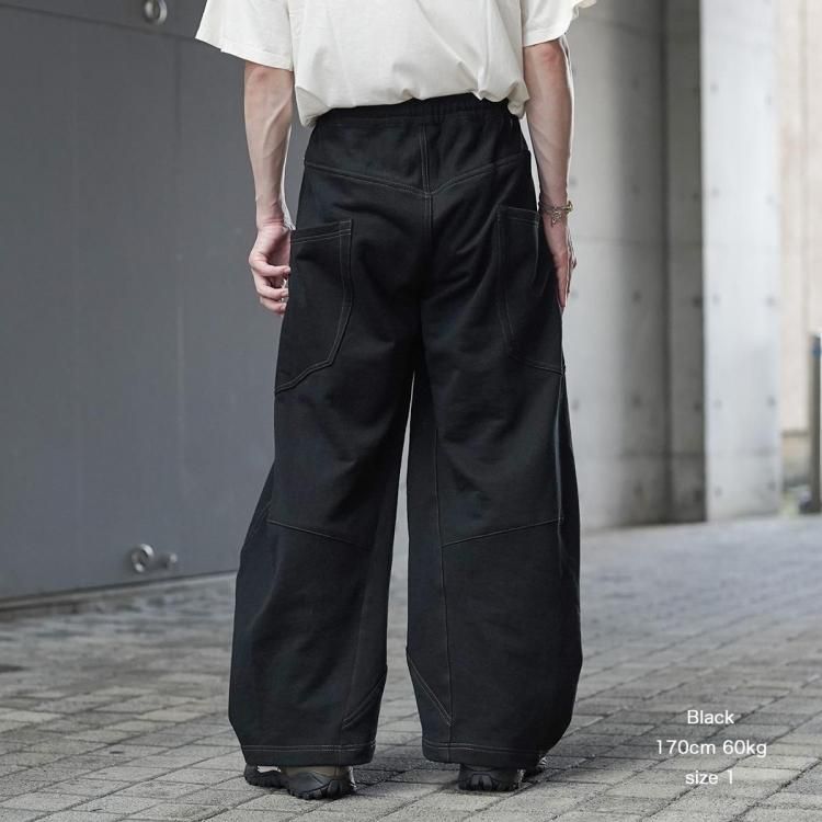 khoki コッキ 25ss 3D cutting design pants KHOKI / コッキ】3D cutting design pants（スラックス）｜KHOKI